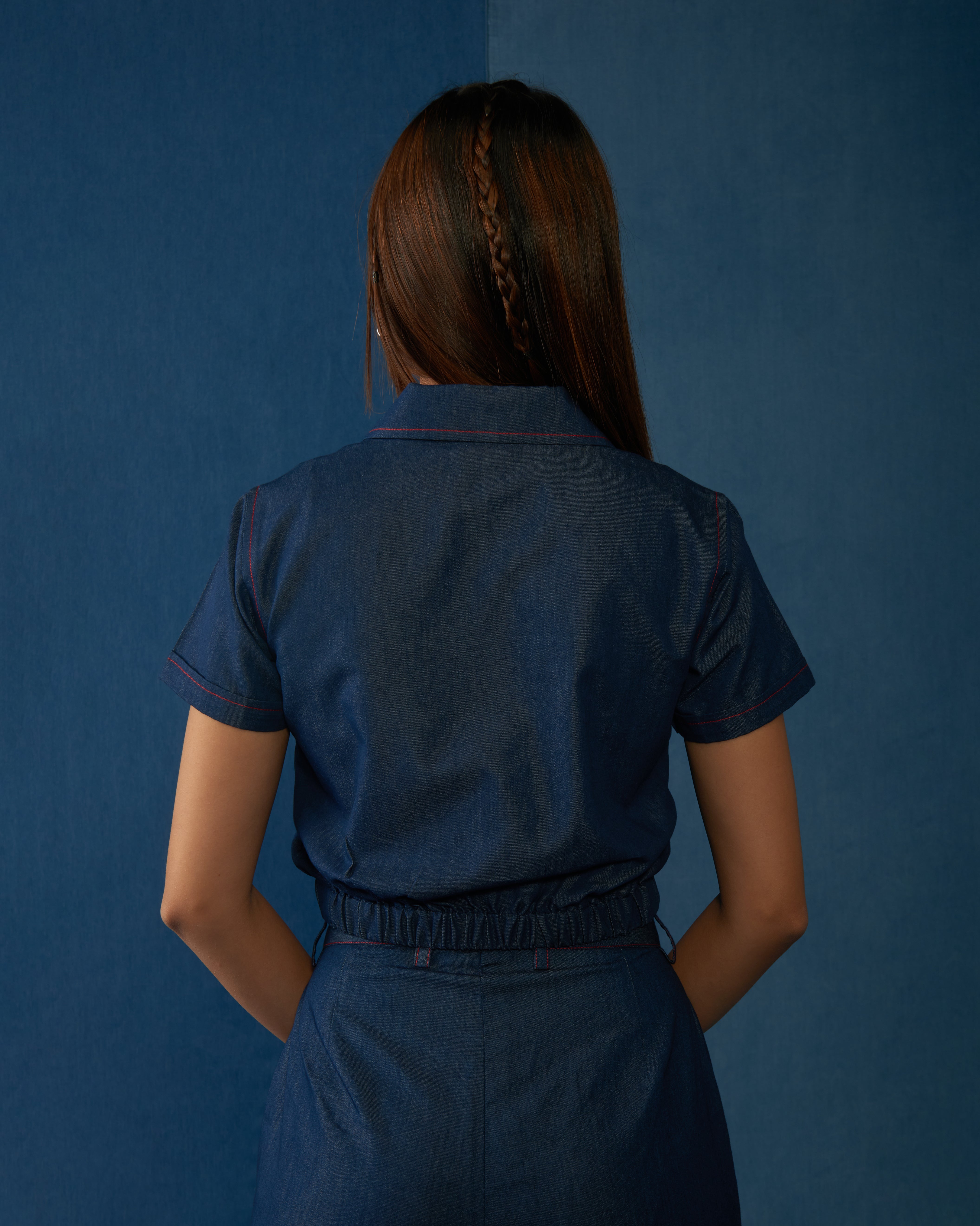 Love Letter Top Blue