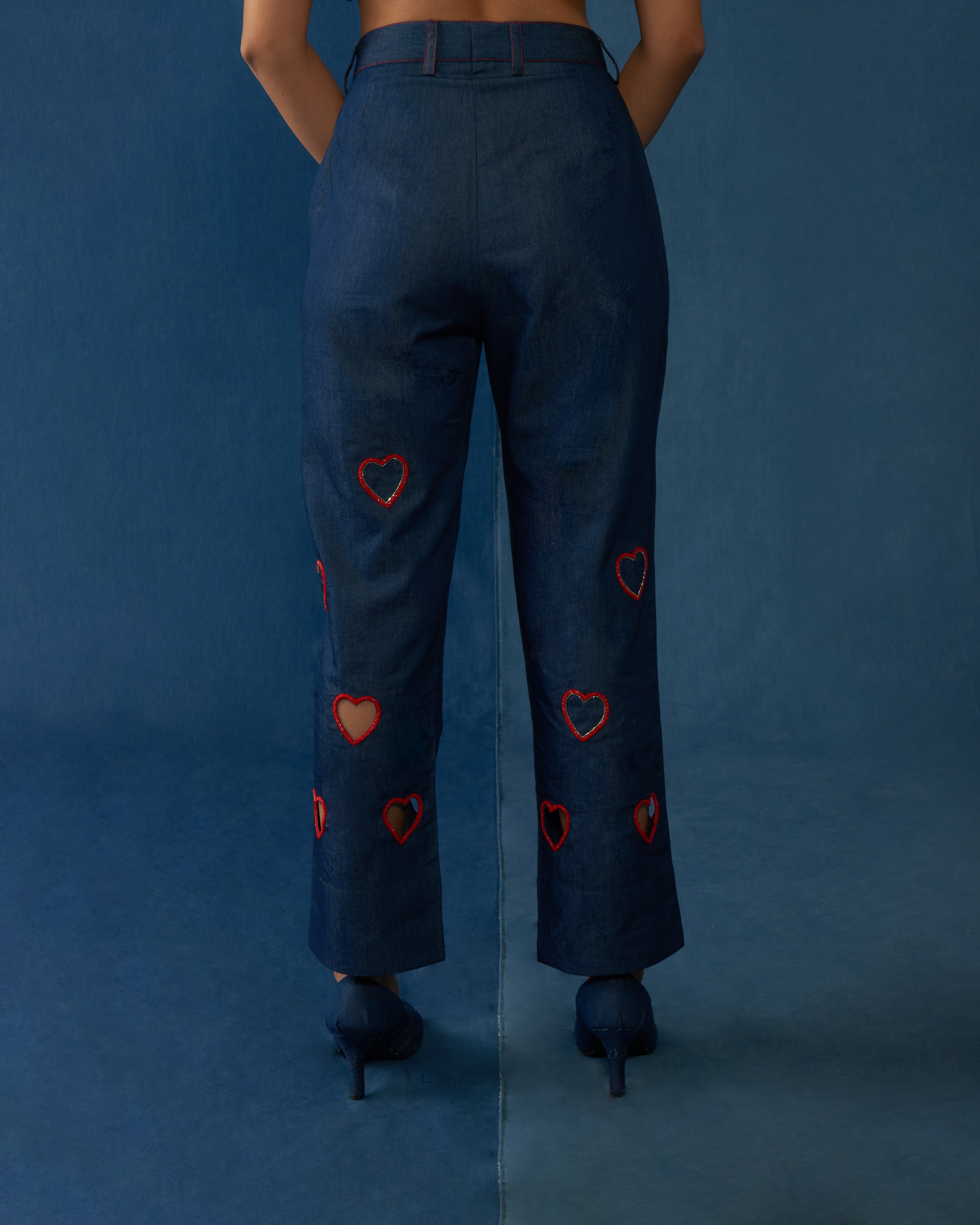 Love Letter Pants Blue