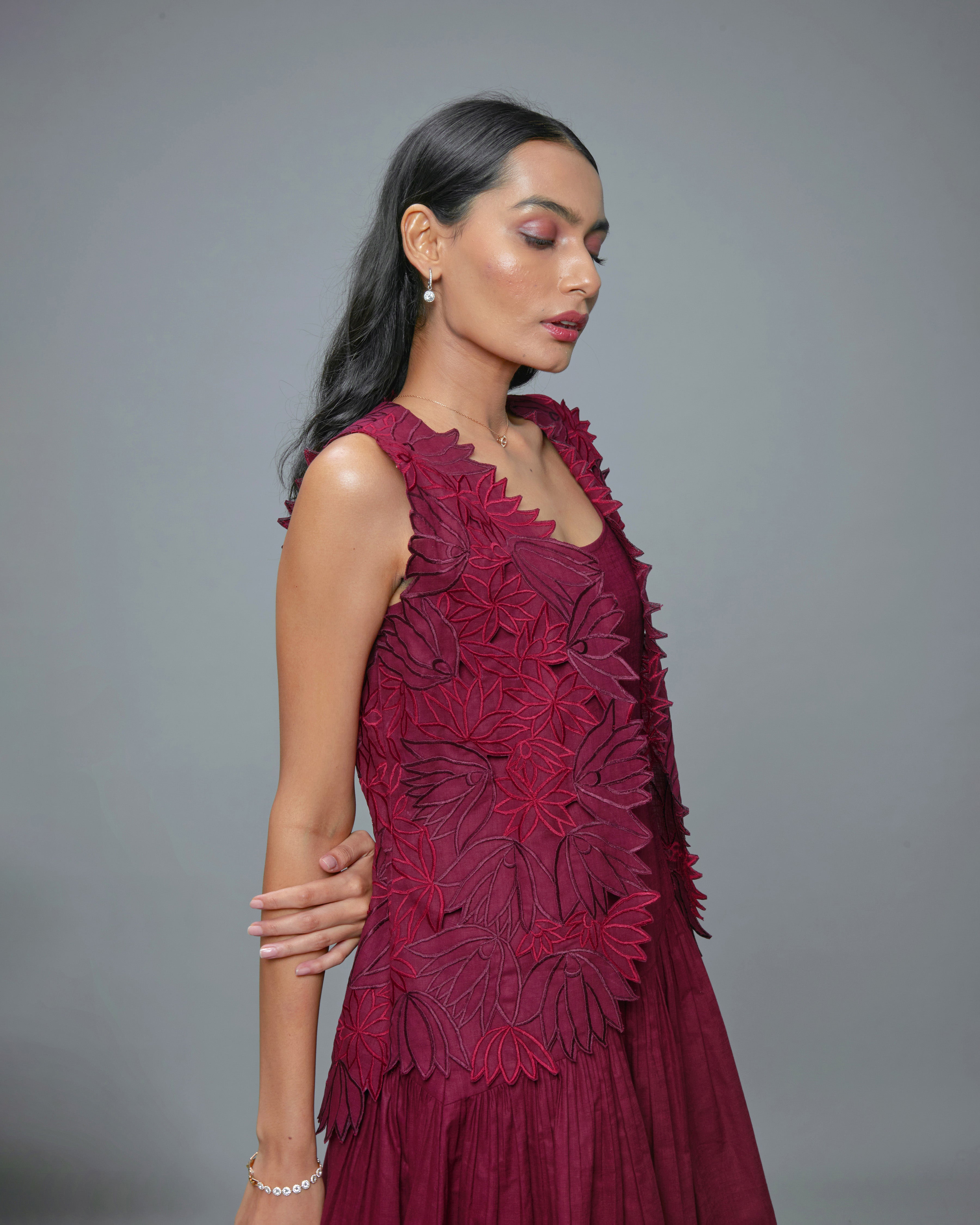 Canopy Jacket Maroon