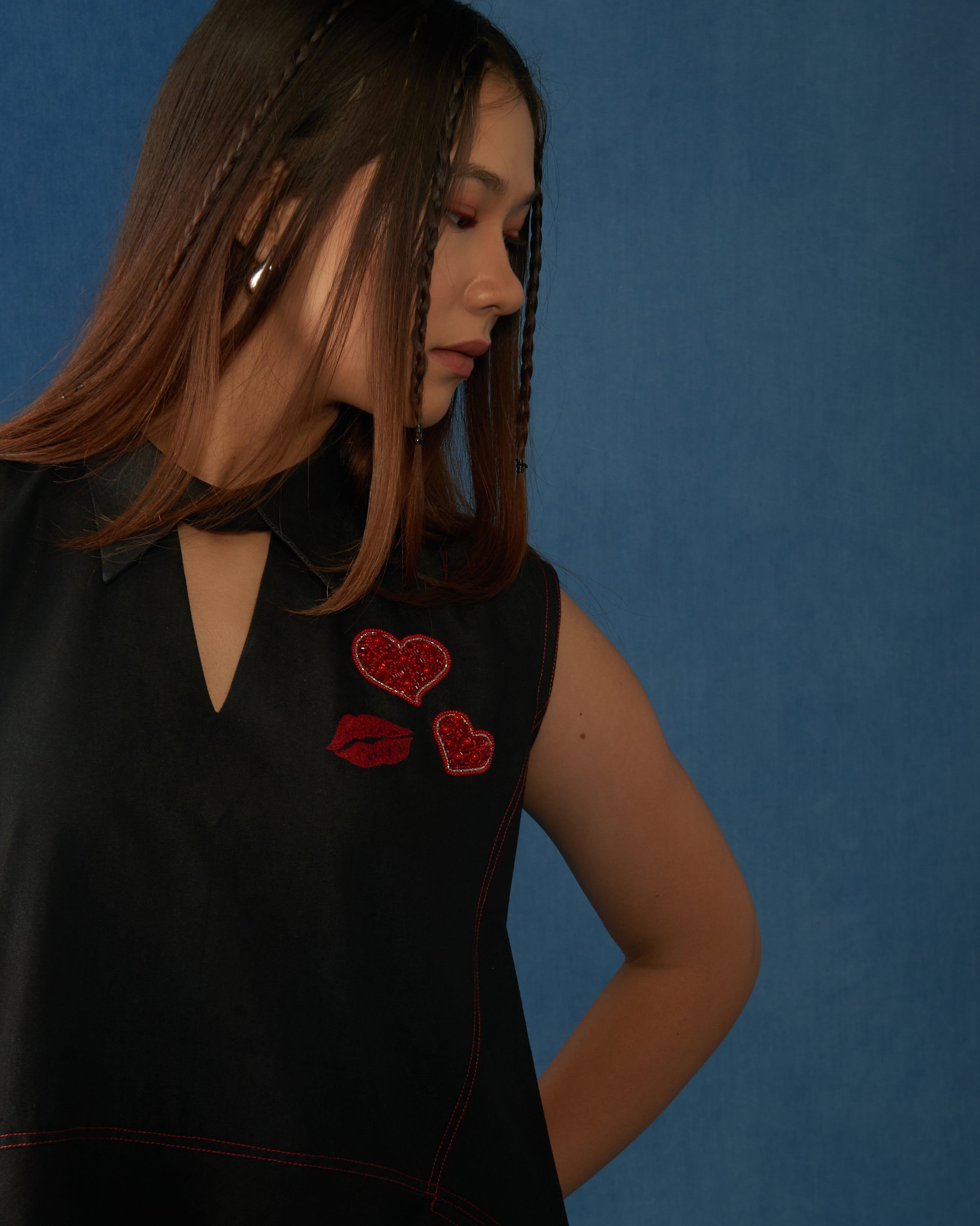 Love Language Dress Black