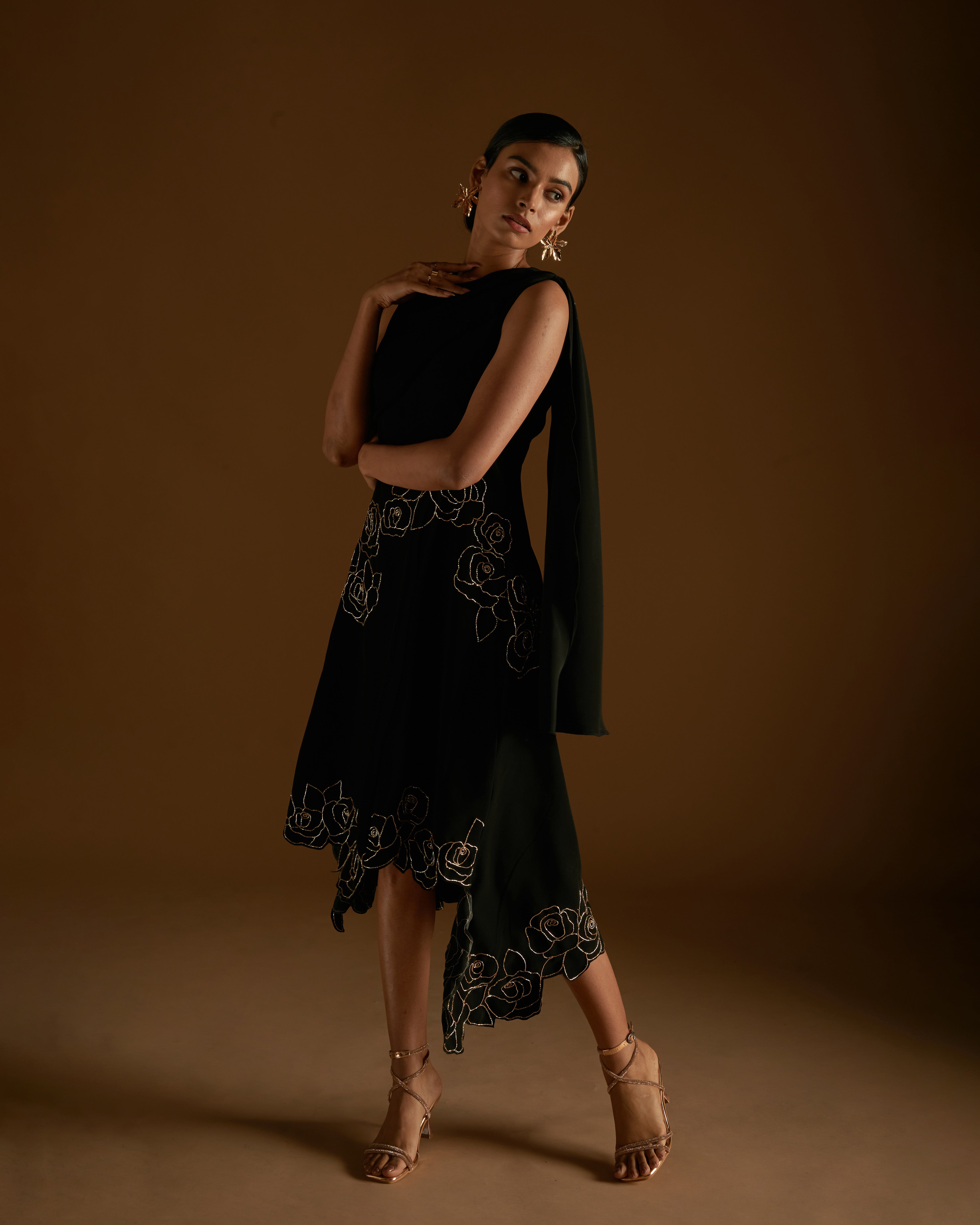 The Golden Rose Dress