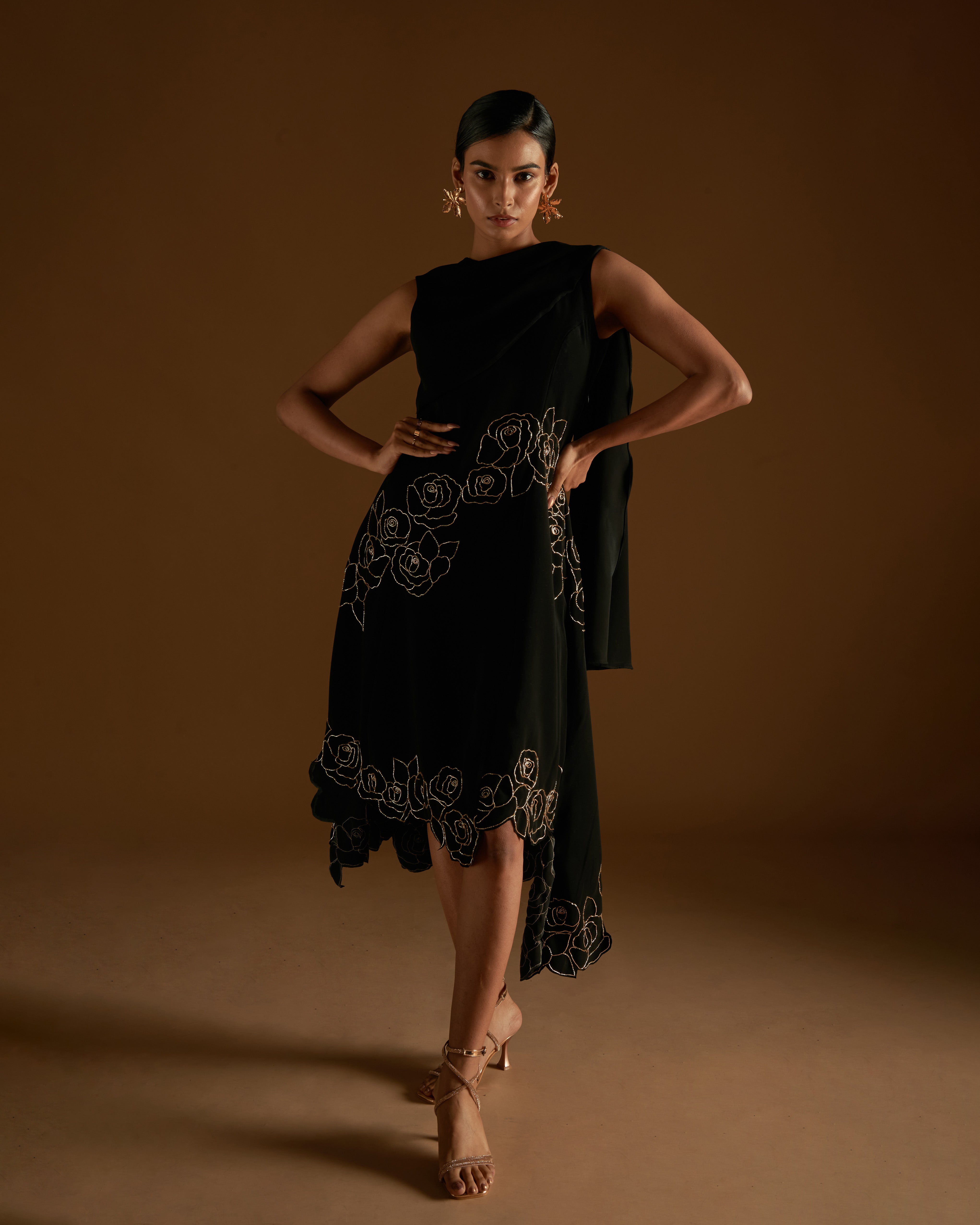 The Golden Rose Dress