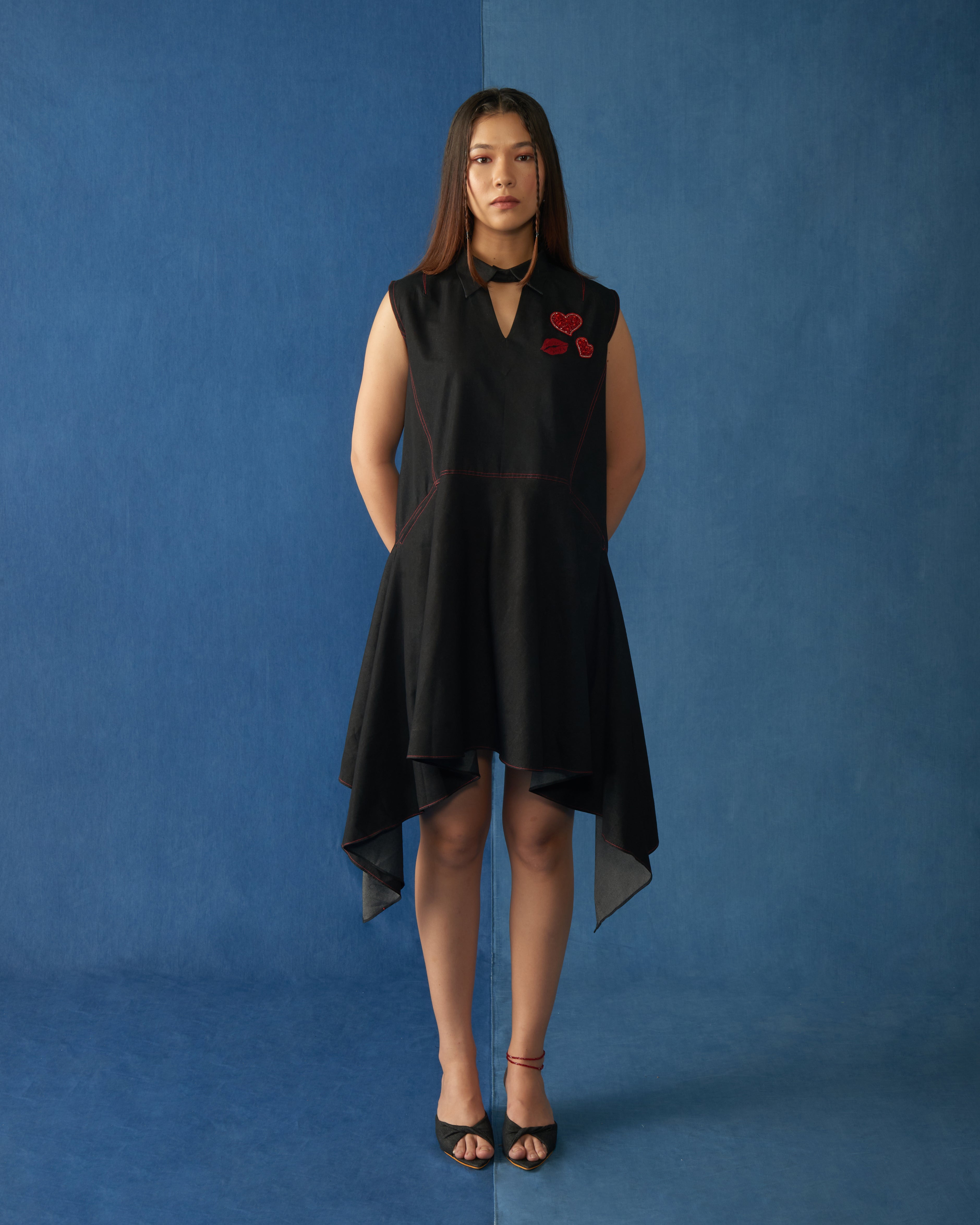 Love Language Dress Black