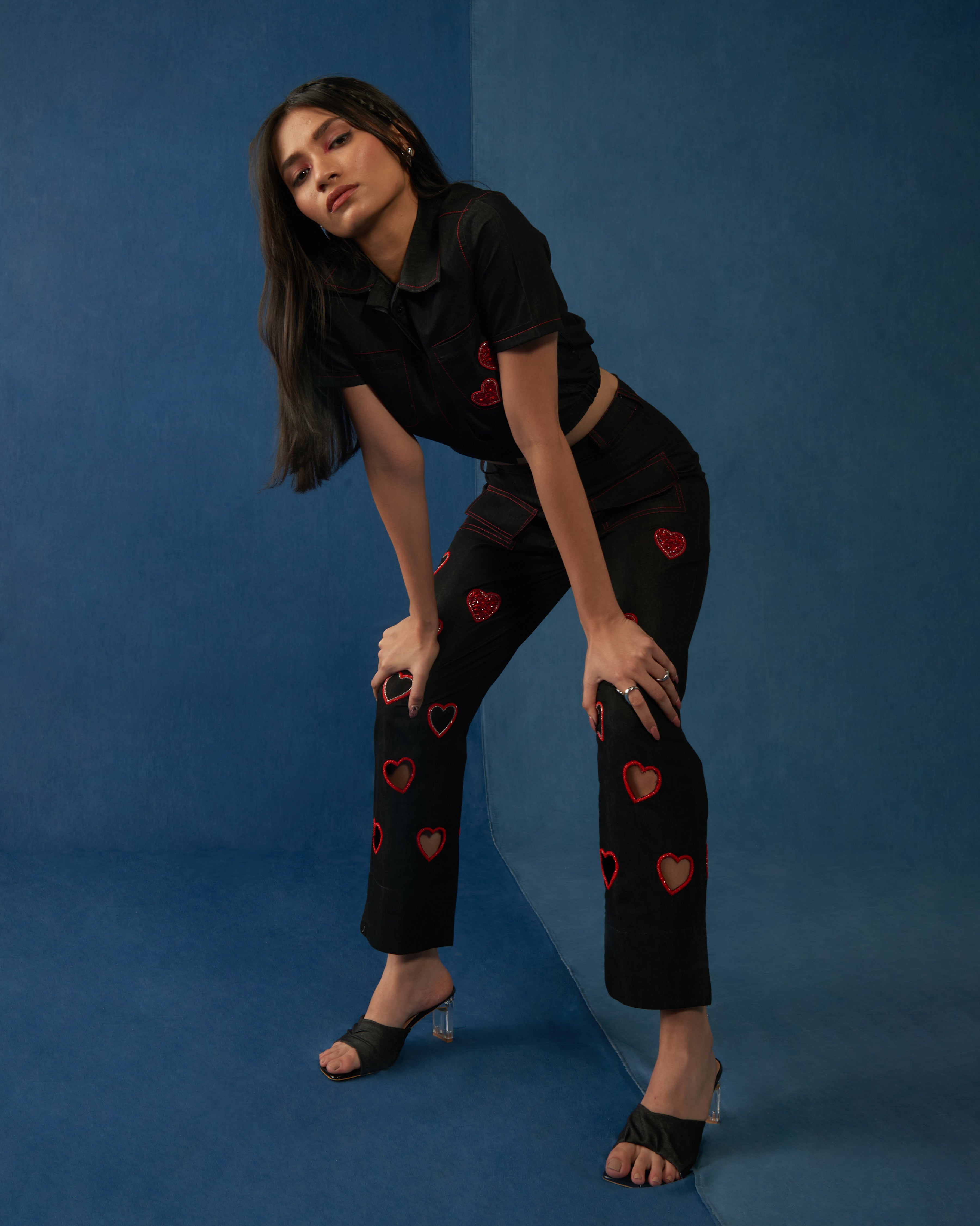 Love Letter Pants Black