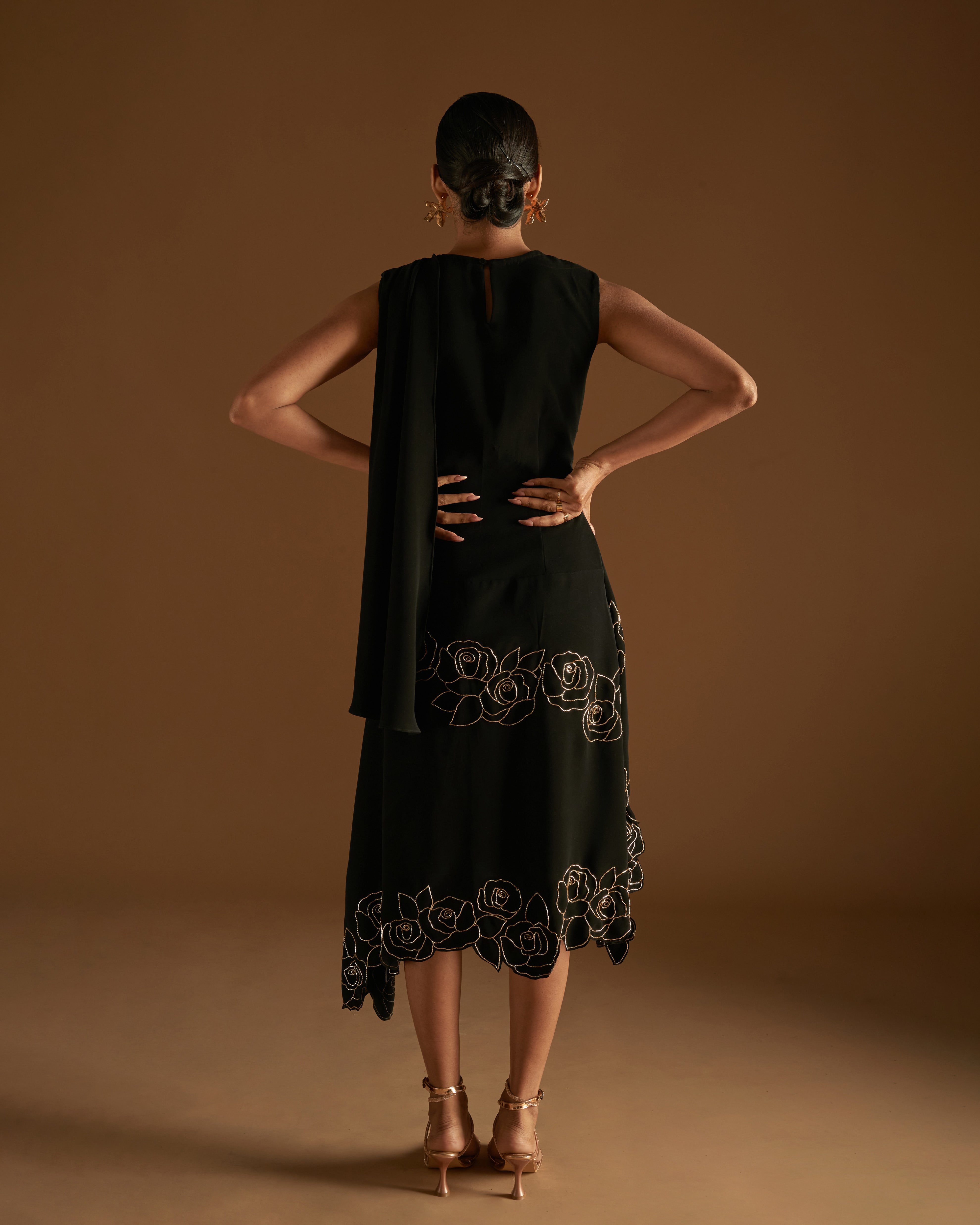 The Golden Rose Dress