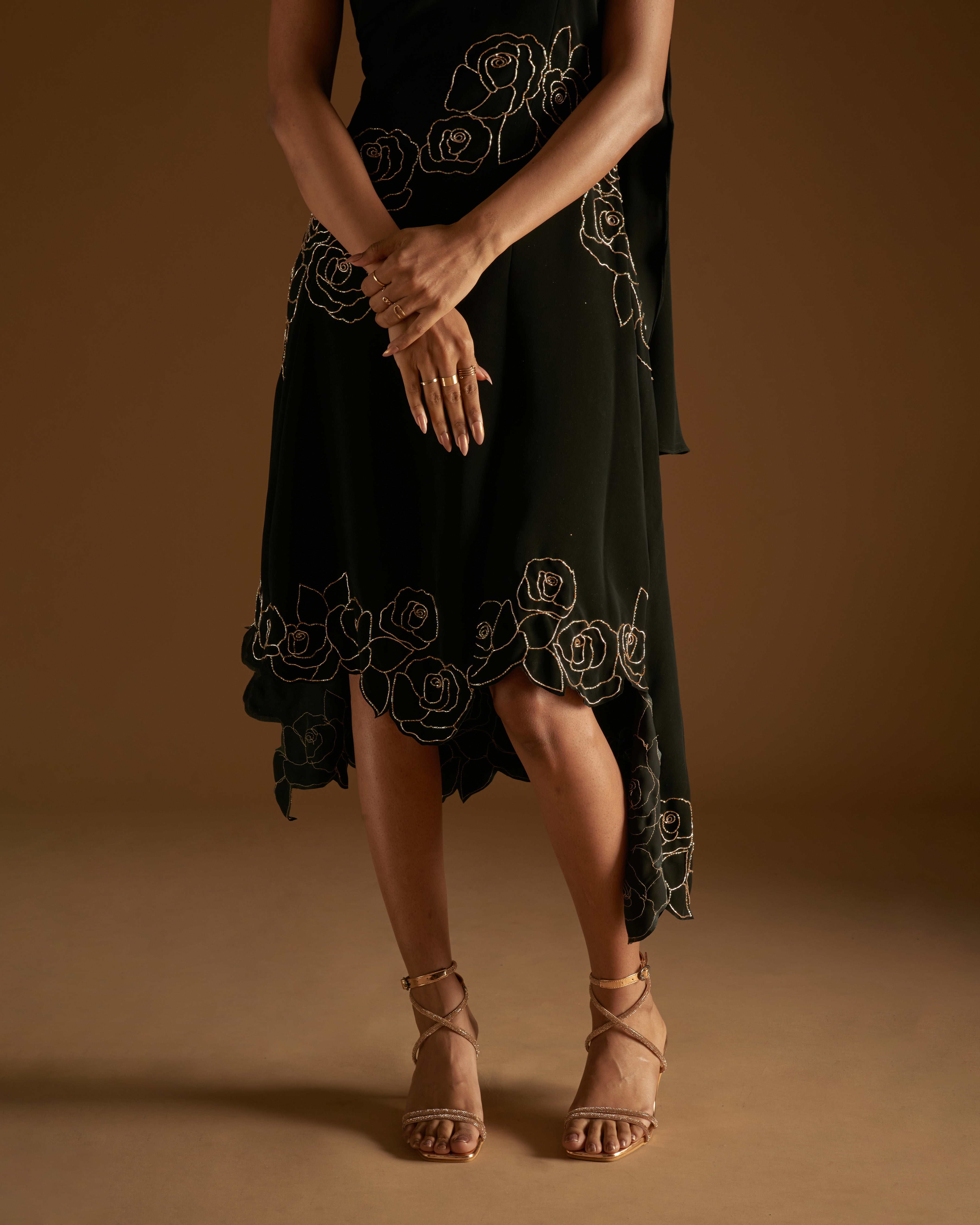 The Golden Rose Dress