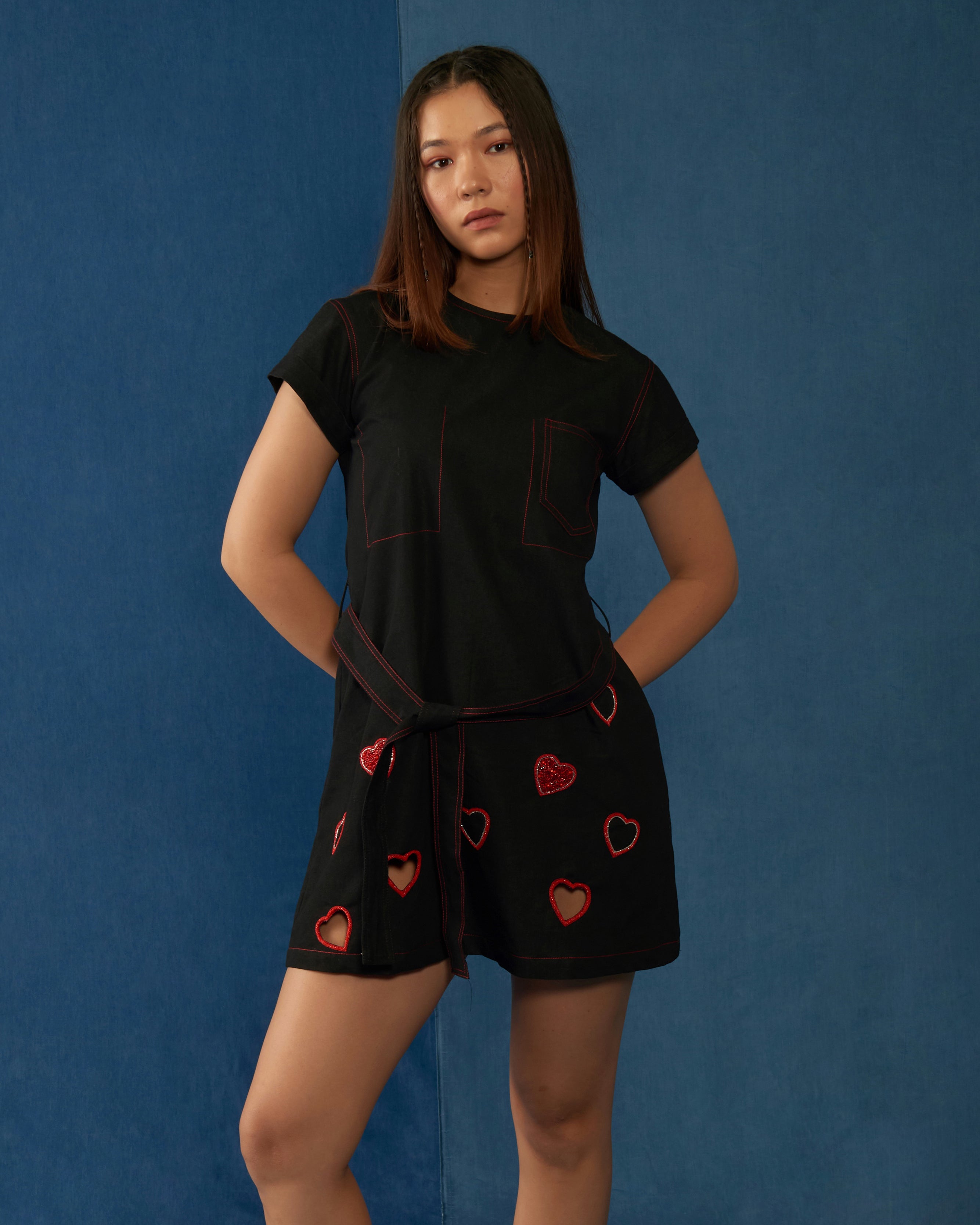 Love Letter Dress Black