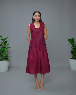 Canopy Jacket Maroon