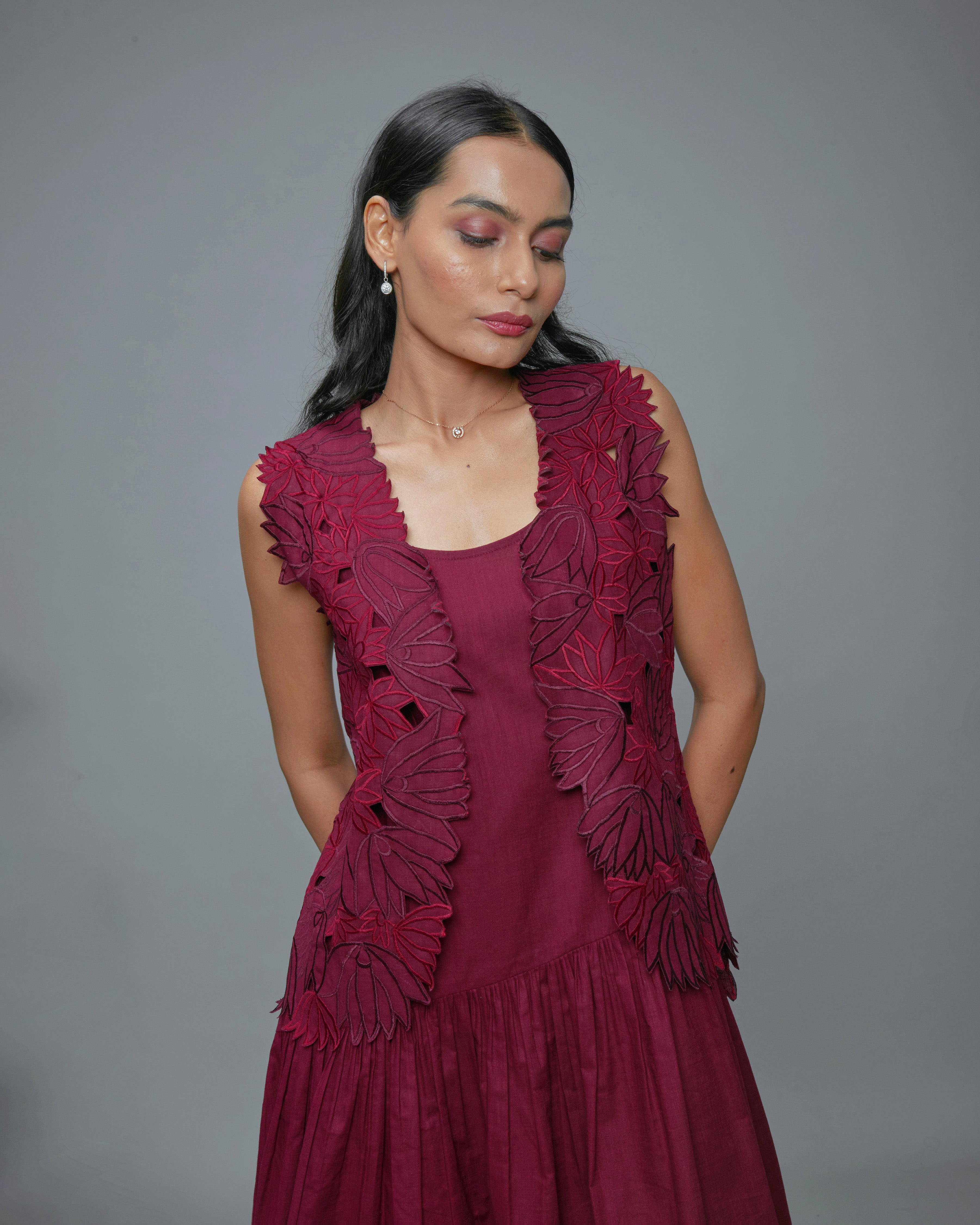 Canopy Jacket Maroon